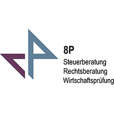 Logo: 8P Partnerschaft mbB